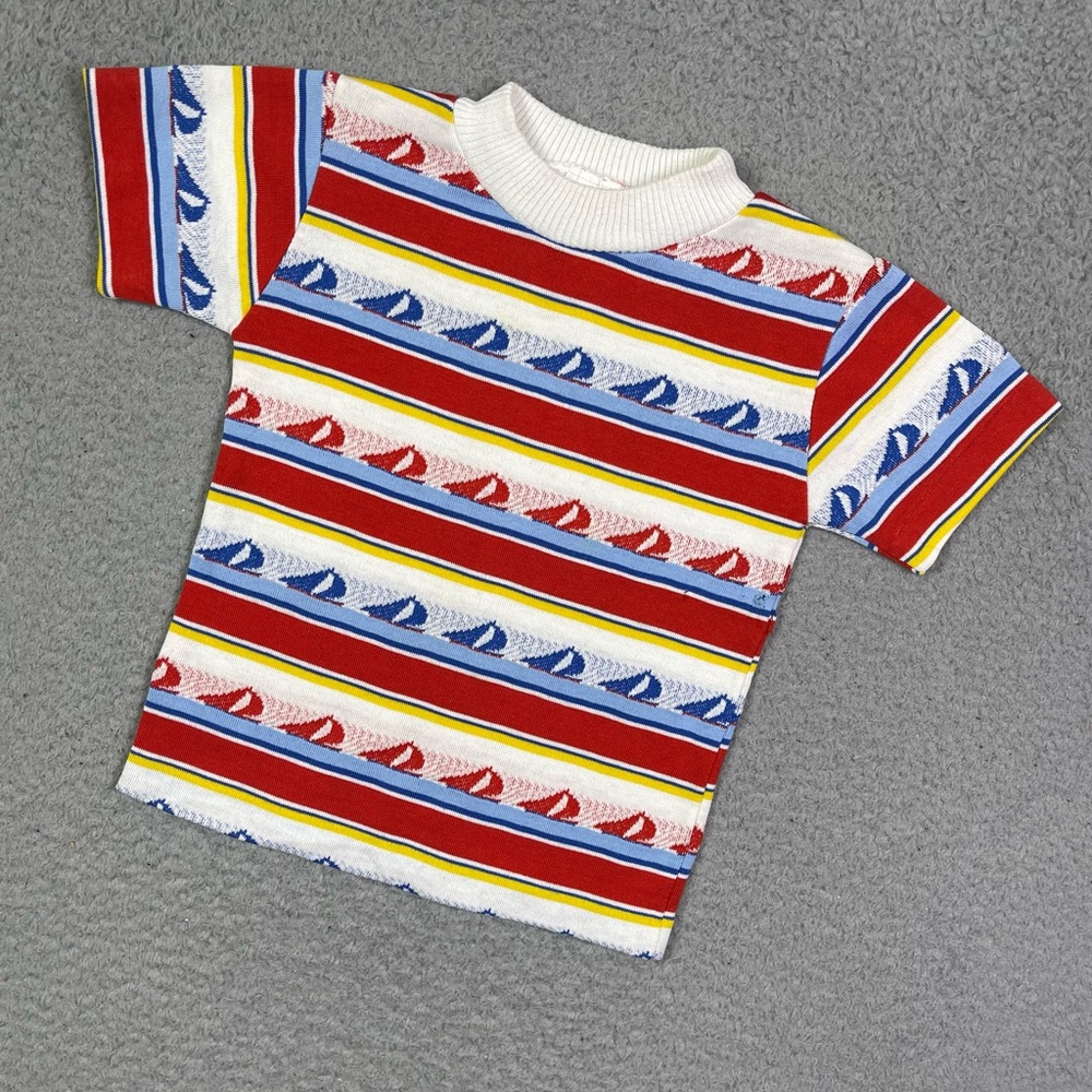 Kids Vintage 90s‎ sailboat T-shirt